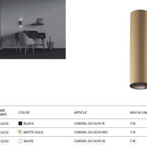 Aplica de perete design tehnic Artisan negru 231442 universul-luminii.ro