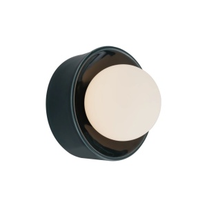 Aplica de perete din ceramica verde inchis si sticla Rainbow