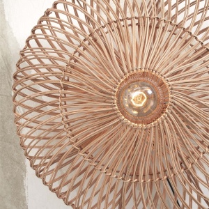 Aplica de perete eco din ratan Zanzibar flat 40cm S, nat 213962 universul-luminii.ro
