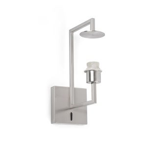 Aplica de perete eleganta design clasic FRAME nickel/negru 190092 universul-luminii.ro