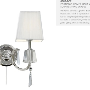 Aplica de perete eleganta design modern Portico 6882-2CC SRT 577402 universul-luminii.ro