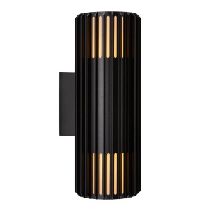 Aplica de perete exterior design nordic IP54 Aludra negru