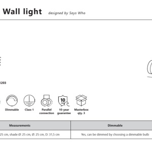 Aplica de perete exterior design nordic modern IP54 Cirella - Img 10