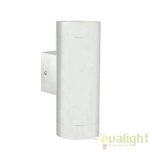 Aplica de perete exterior dubla IP54 Tin Maxi alb 21519901 NL