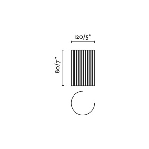 Aplica de perete iluminat ambiental TRAMA 1L alb - Img 11