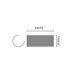 Aplica de perete iluminat ambiental TRAMA 2L alb - Img 10