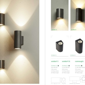 Aplica de perete iluminat exterior Down IP65 LED Waldorf 1 209932 universul-luminii.ro