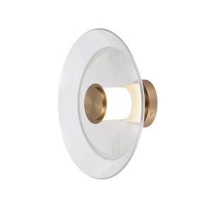 Aplica de perete LED, Ambientala, Sticla Transparenta, 10W, ZB-25143