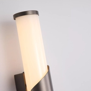 Aplica de perete LED baie IP44 Wrap bronz - Img 4