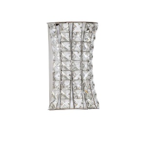 Aplica de perete LED crom, cristale sticla CELYSIA 628762 universul-luminii.ro