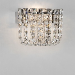Aplica de perete LED crom, cristale sticla CELYSIA 630232 universul-luminii.ro