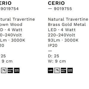 Aplica de perete LED decorativa CERIO - Img 11