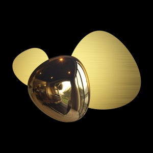 Aplica de perete LED design decorativ ambiental Jack-stone auriu 201112 universul-luminii.ro