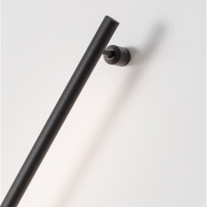 Aplica de perete LED design liniar GROPIUS negru, L-90cm, H-9cm - Img 9