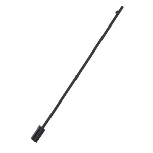 Aplica de perete LED design liniar GROPIUS negru, L-90cm, H-9cm - Img 1