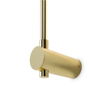 Aplica de perete LED design liniar Rotta auriu 90,5cm - Img 5