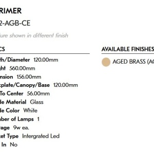 Aplica de perete LED design LUX Lorimer - Img 3