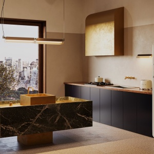 Aplica de perete LED design minimalist Flat, chihlimbar - Img 2