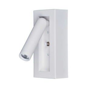 Aplica de perete LED design minimalist Gello alb - Img 1