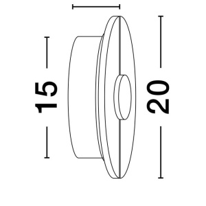Aplica de perete LED design modern AIDER - Img 4