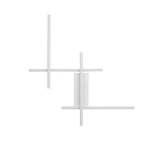 Aplica de perete LED design modern APECHO alb - Img 1