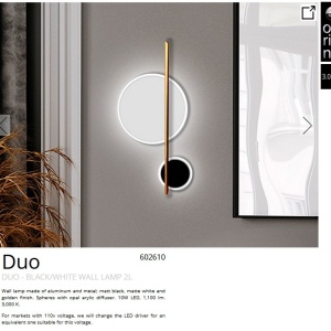 Aplica de perete LED design modern Duo - Img 4
