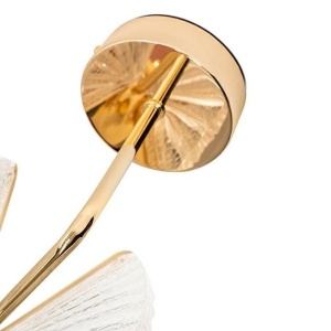 Aplica de perete LED design modern Fluture S auriu - Img 6