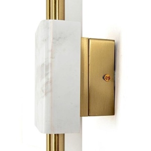 Aplica de perete LED design modern Marble, alb - Img 5