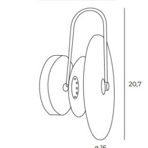 Aplica de perete LED design modern RETRO - Img 3