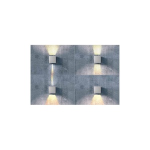 Aplica de perete LED exterior ambientala IP54 GAMBINO 4000K gri inchis 199002 universul-luminii.ro