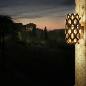 Aplica de perete LED exterior, IP65, CHARLOTTE Corten 246822 universul-luminii.ro