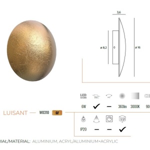 Aplica de perete LED lumina ambientala LUISANT - Img 3