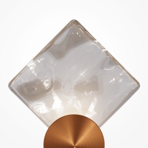 Aplica de perete LED metal cupru Quadro - Img 5