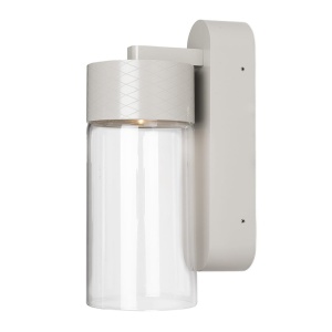 Aplica de perete LED metal gri si sticla Fusion