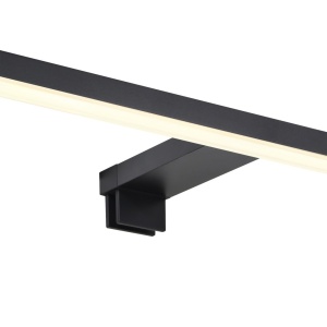 Aplica de perete LED pentru baie IP44 Marlee negru 3000K 133322 universul-luminii.ro