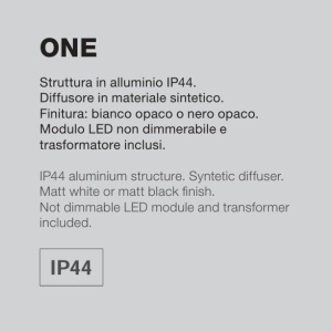 Aplica de perete LED pentru oglinda baie IP44 One negru 149862 universul-luminii.ro