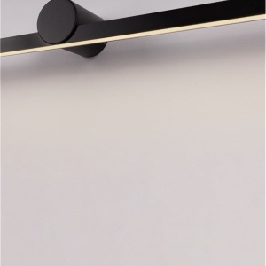 Aplica de perete LED pentru oglinda baie IP54 BREGGO negru, 81cm 229412 universul-luminii.ro