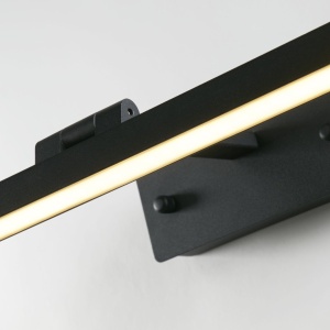 Aplica de perete LED pentru oglinda sau tablou Corfu negru 136412 universul-luminii.ro