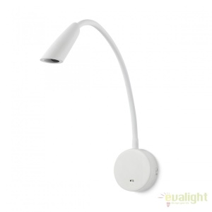 Aplica de perete LED stil modern BOKEN alba 41031