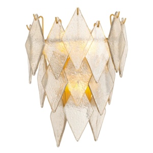 Aplica de perete LUX, Sticla Realizata Manual, Rhombus