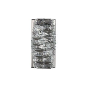 Aplica de perete metal cromat si sticla LED Modena 627262 universul-luminii.ro