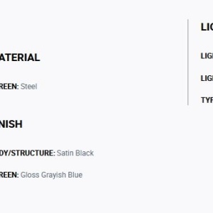 Aplica de perete metal TATAWIN negru, blue - Img 5