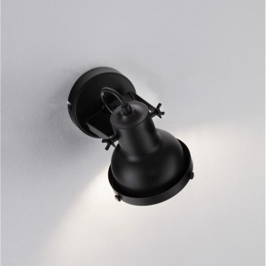 Aplica de perete metalica design retro RUVI negru 138582 universul-luminii.ro