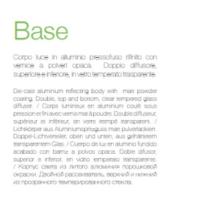 Aplica de perete moderna BASE AP2 alba 129457 66532 universul-luminii.ro