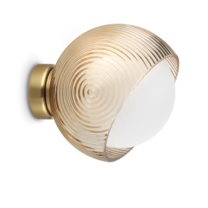 Aplica de perete moderna BLOOM AP1 D17 OTTONE
