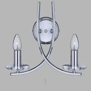 Aplica de perete moderna design cromat Ascona 4162-2CC SRT - Img 2