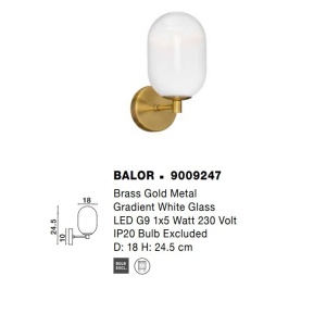 Aplica de perete moderna design deosebit BALOR - Img 2