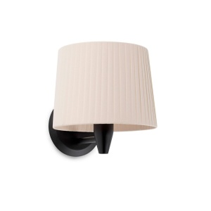 Aplica de perete moderna design elegant SAMBA mini negru/bej - Img 1
