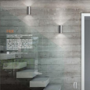Aplica de perete moderna, finisaj negru, LOOK AP2 NERO 61292 universul-luminii.ro
