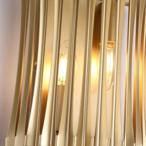 Aplica de perete moderna metal auriu Split 2Lt - Img 4